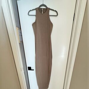 Skims Cotton Blend Knit Tank Dress